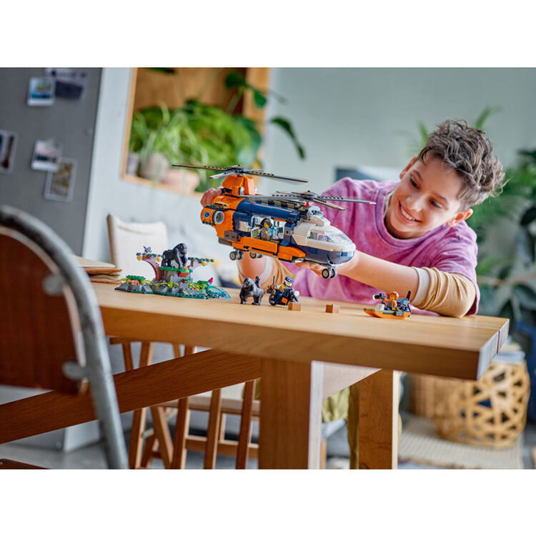 Product LEGO® City Exploration: Jungle Explorer Helicopter at Base Camp (60437) image