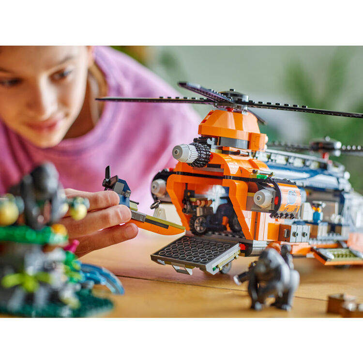 Product LEGO® City Exploration: Jungle Explorer Helicopter at Base Camp (60437) image