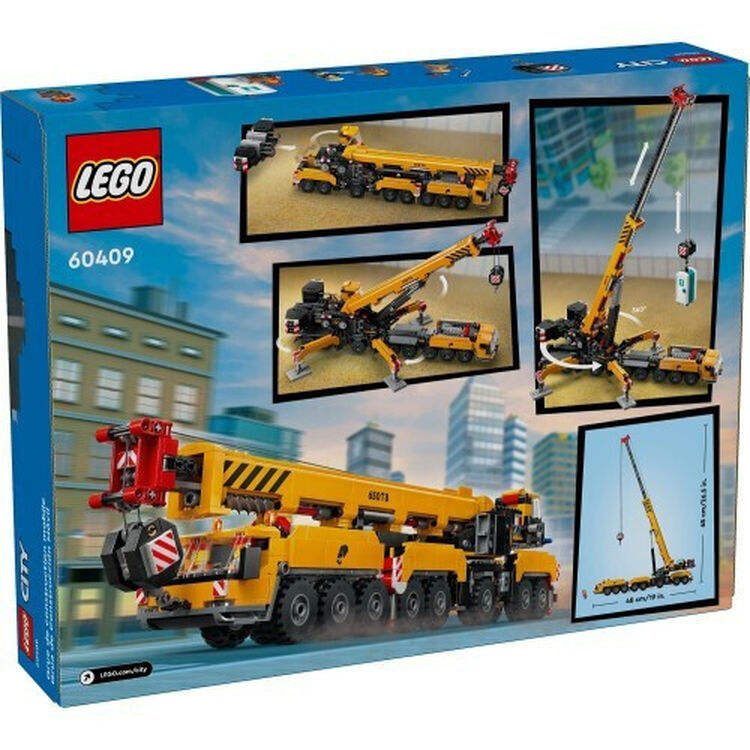 Product LEGO® City Great Vehicles: Κίτρινος Κινητός Γερανός Οικοδομής (60409) image