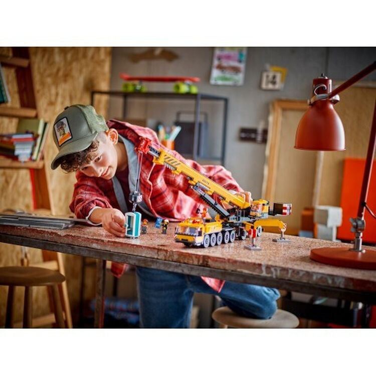 Product LEGO® City Great Vehicles: Κίτρινος Κινητός Γερανός Οικοδομής (60409) image