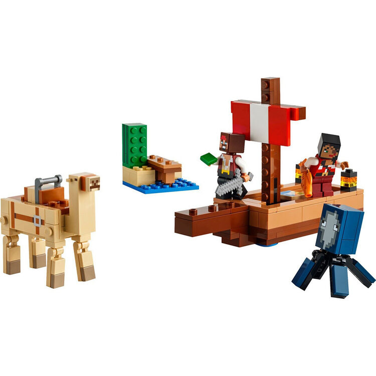 Product LEGO® Minecraft®: Το Ταξίδι του Πειρατικού Πλοίου (21259) image