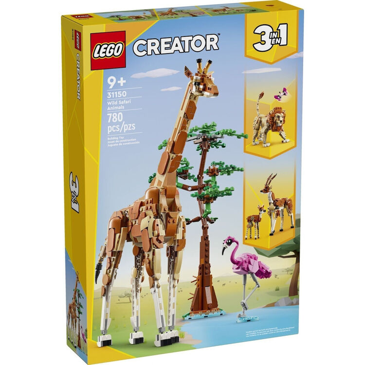 Product LEGO® Creator: Άγρια Ζώα Σαφάρι, 3σε1 Σετ (31150) image