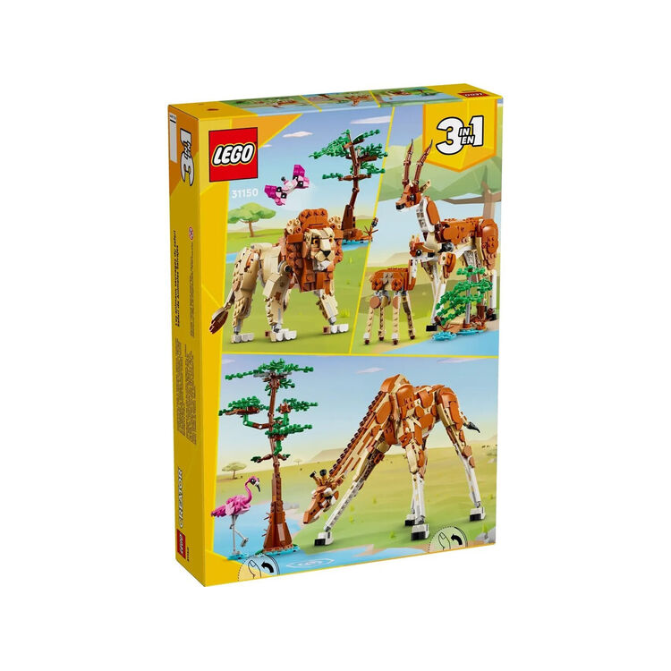 Product LEGO® Creator: Άγρια Ζώα Σαφάρι, 3σε1 Σετ (31150) image