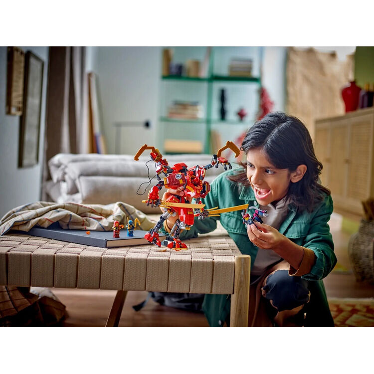 Product LEGO® NINJAGO®: Kais Ninja Climber Mech (71812) Along with an Easter Candle image