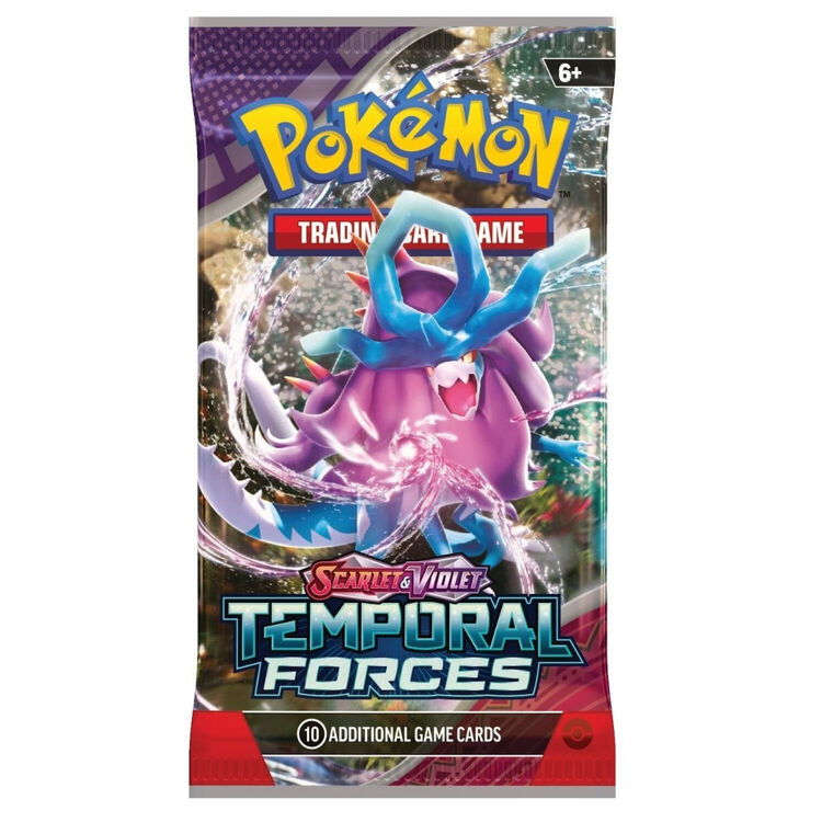Product Pokemon TCG Scarlet & Violet Temporal Forces Booster 1pc Random Pick image