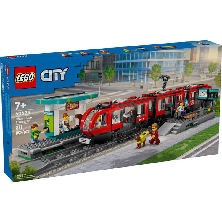 Product LEGO® City Downtown: Streetcar and Station (60423) image