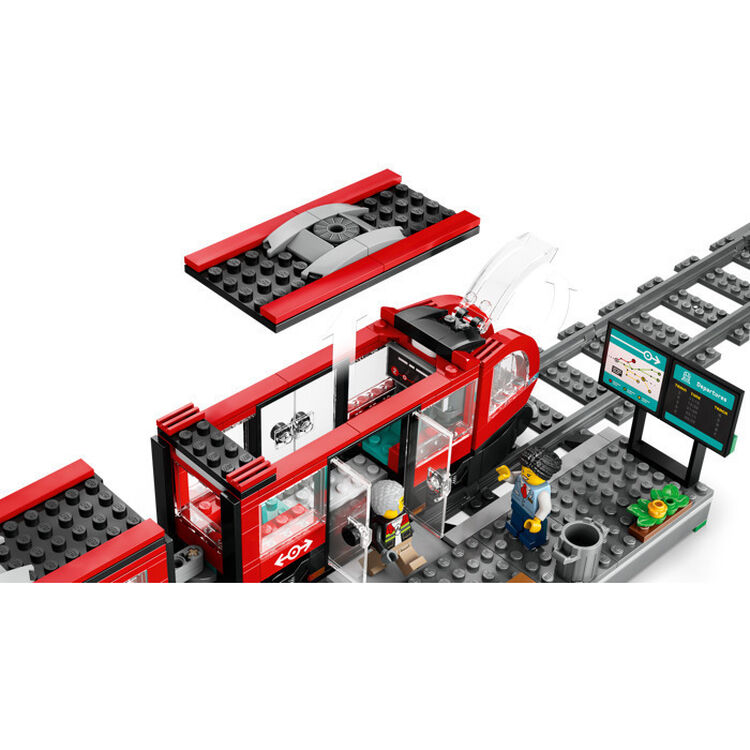 Product LEGO® City Downtown: Streetcar and Station (60423) image