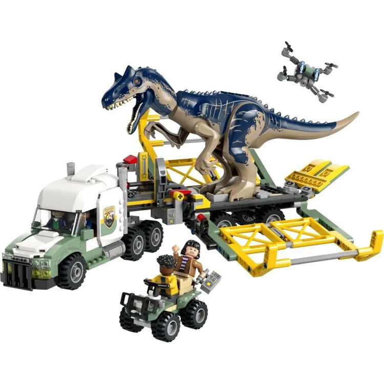 Product LEGO® Jurassic World: Chaos Theory - Dinosaur Missions Allosaurus Transport Truck (76966) image