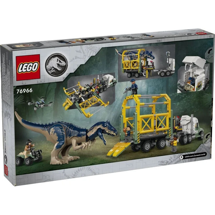 Product LEGO® Jurassic World: Chaos Theory - Dinosaur Missions Allosaurus Transport Truck (76966) image