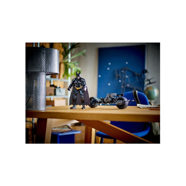 Product LEGO® DC Batman™: Φιγούρα Κατασκευής Μπάτμαν και η Μηχανή Bat-Pod (76273) image