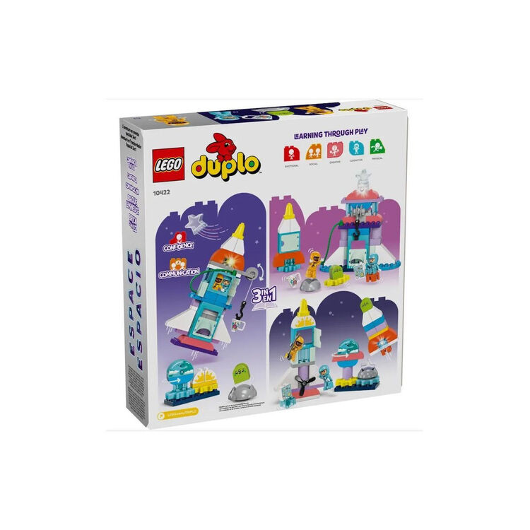 Product LEGO® DUPLO®: 3σε1 Περιπέτεια με Διαστημικό Λεωφορείο, Παιχνίδι (10422) image