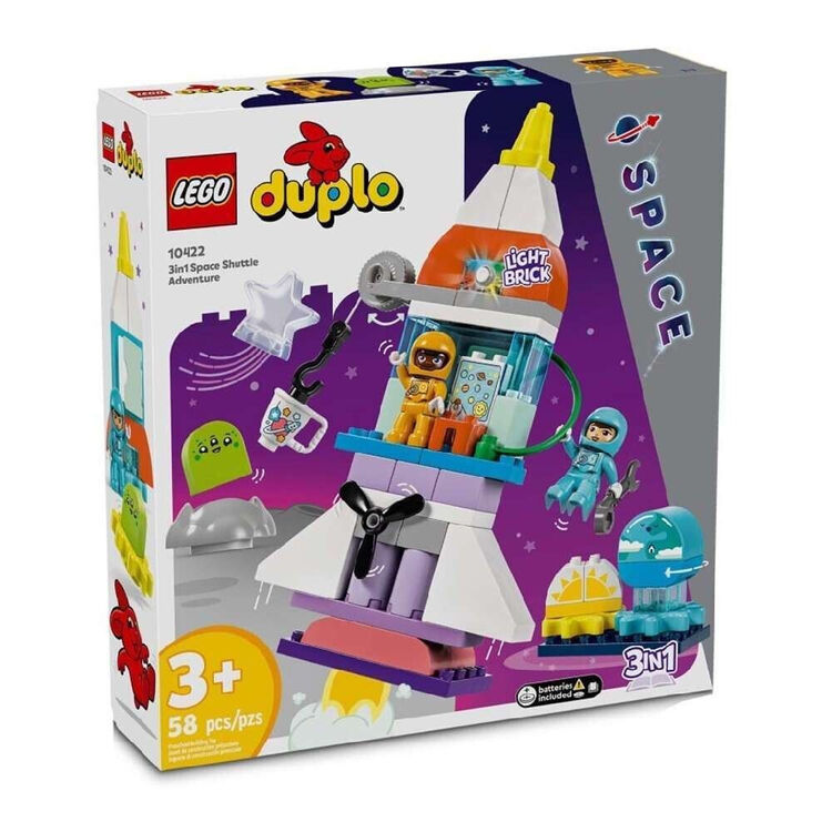 Product LEGO® DUPLO®: 3σε1 Περιπέτεια με Διαστημικό Λεωφορείο, Παιχνίδι (10422) image