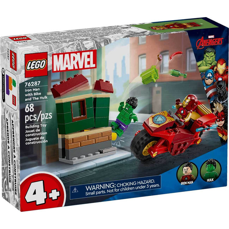 Product LEGO® Marvel: Άιρον Μαν με Μηχανή και Χαλκ (76287) image