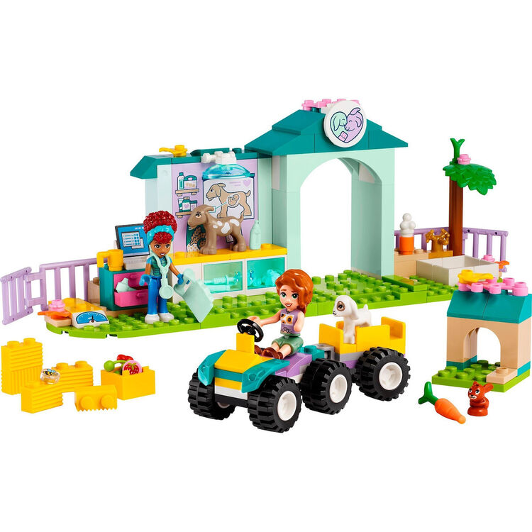 Product LEGO® Friends: Κτηνιατρείο για Ζώα της Φάρμας, Παιχνίδι (42632) Μαζί με Πασχαλινή Λαμπάδα image