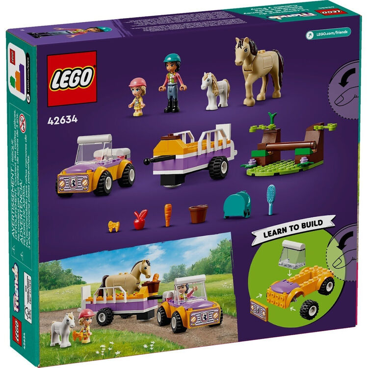 Product LEGO® Friends: Horse and Pony Trailer Toy (42634) image