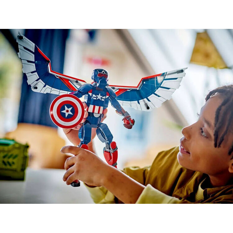 Product LEGO® Marvel: Φιγούρα Κατασκευής Νέος Κάπτεν Αμέρικα (76296) image