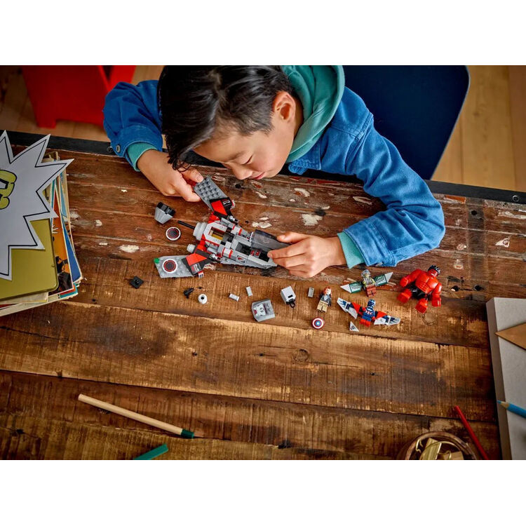 Product LEGO® Marvel : Μάχη Κάπτεν Αμέρικα εναντίον Κόκκινου Χαλκ (76292) image