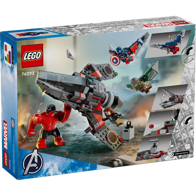 Product LEGO® Marvel : Μάχη Κάπτεν Αμέρικα εναντίον Κόκκινου Χαλκ (76292) image