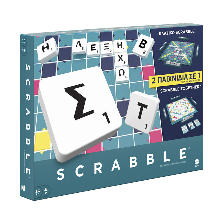 Product Mattel Scrabble® 2 in 1 (Greek Language) (HXW06) image
