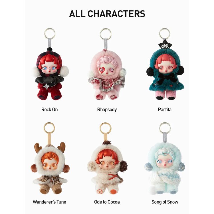 Product Λούτρινο POP MART Skull Panda Winter Symphony Series Vinyl Plush (Blind Box 1pc) 1τμχ Τυχαία Επιλογή image