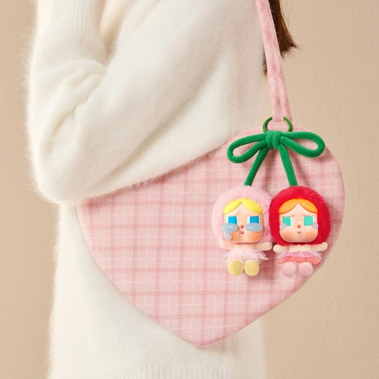 Product POP MART Crybaby Crying For Love Vinyl Plush Hanging Card image