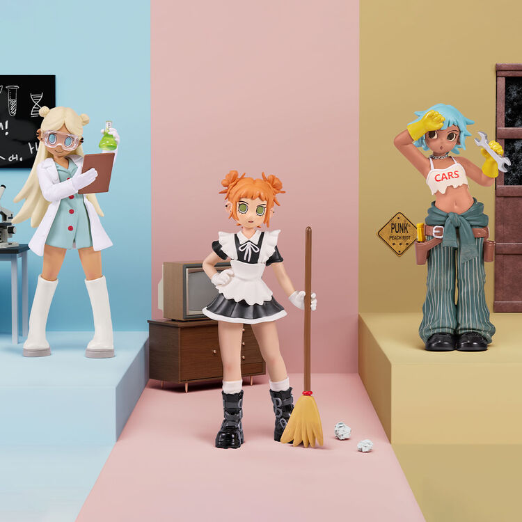 Product Φιγούρα POP MART Peach Riot Rush Hour Series Figures Blind Box (1pc) 1τμχ Τυχαία Επιλογή image