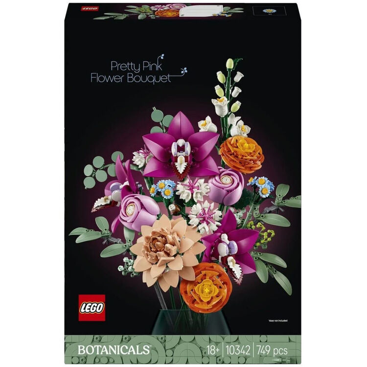 Product LEGO® Botanical Collection: Όμορφο Μπουκέτο με Ροζ Λουλούδια (10342) image