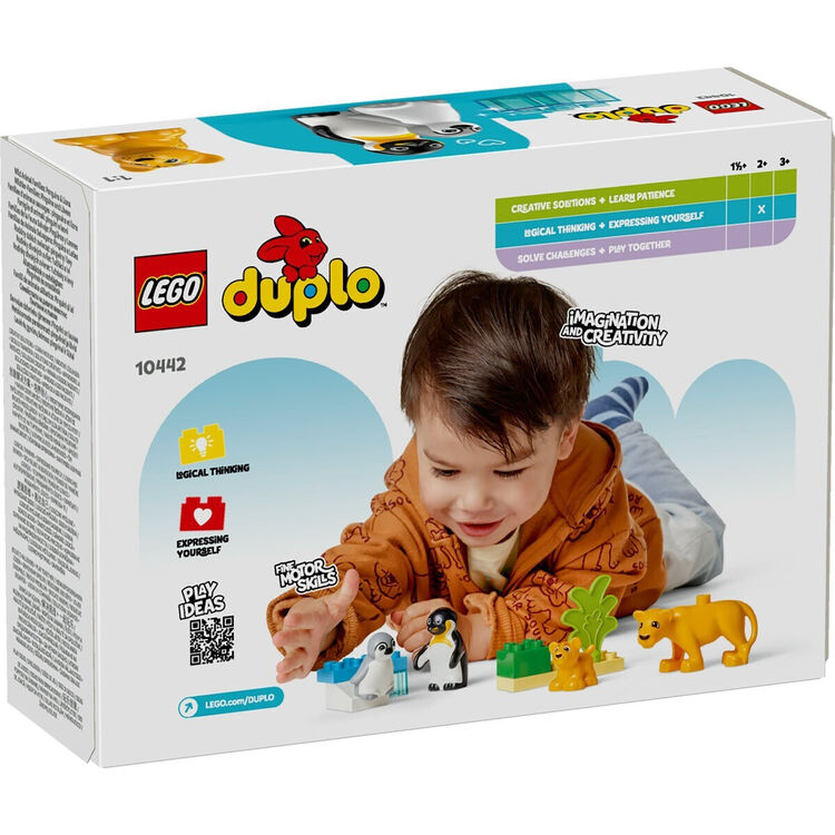 Product LEGO® DUPLO®: Οικογένειες Άγριων Ζώων: Πιγκουίνοι & Λιοντάρια (10442) image