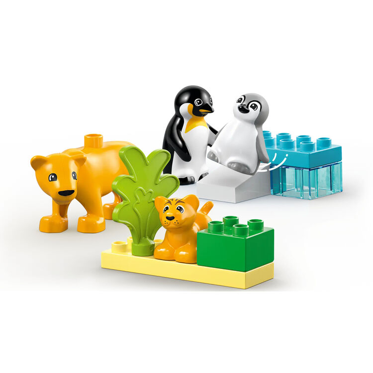 Product LEGO® DUPLO®: Οικογένειες Άγριων Ζώων: Πιγκουίνοι & Λιοντάρια (10442) image