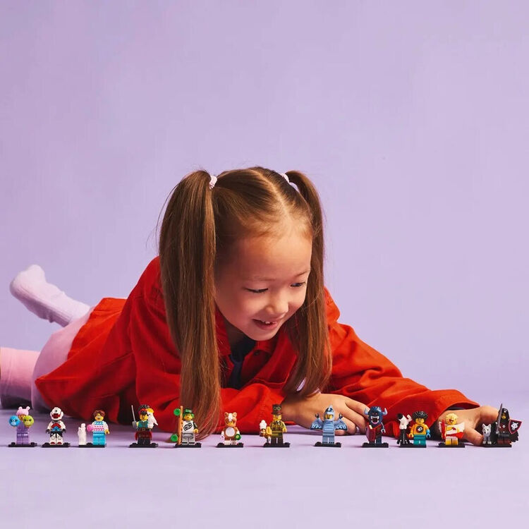 Product LEGO® Minifigures: Series 27 (71048) Along with an Easter Candle image