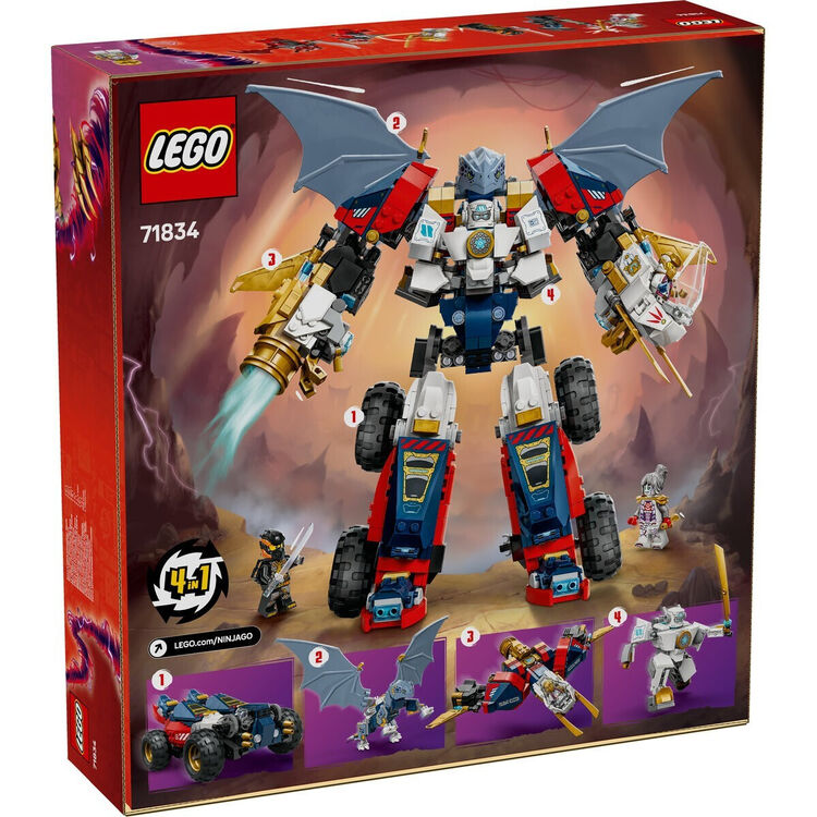 Product LEGO® NINJAGO®: Σούπερ Συνδυαστική Εξωστολή του Ζέιν (71834) image