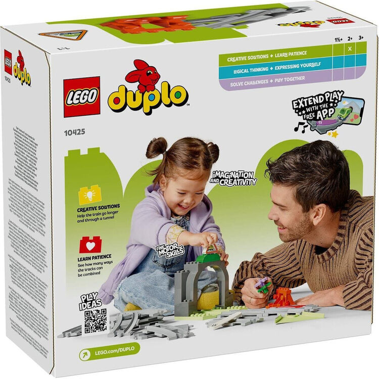 Product LEGO® DUPLO® Town: Σετ Επέκτασης με Σήραγγα και Τροχιές Τρένου (10425) image
