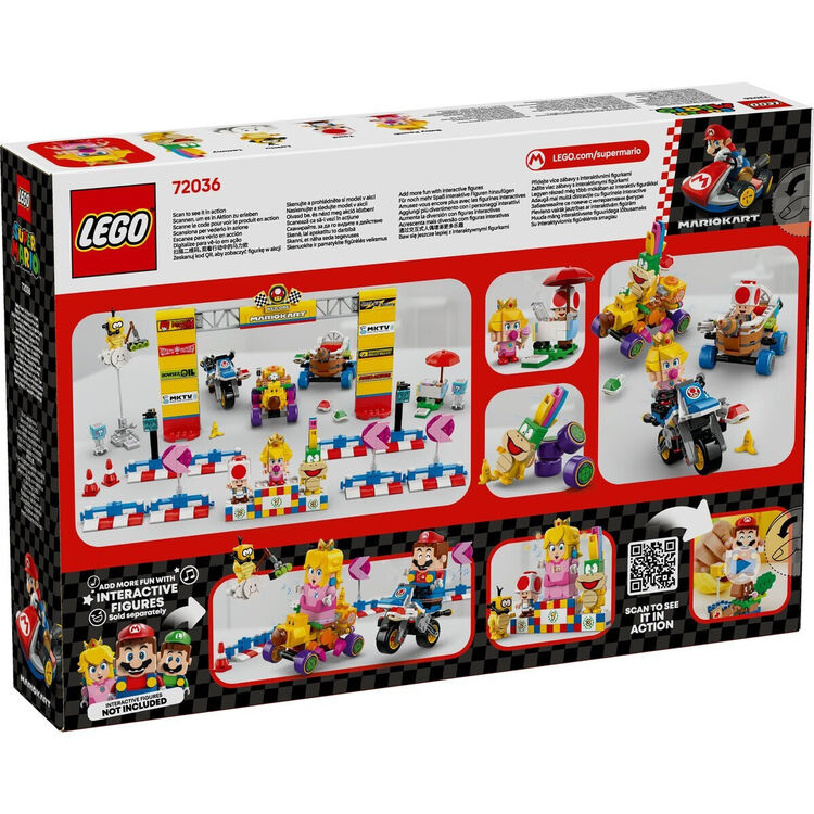 Product LEGO® Super Mario™: Mario Kart™ – Baby Peach & Σετ Γκραν Πρι (72036) image