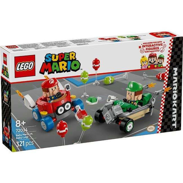 Product LEGO® Super Mario™: Mario Kart™ – Baby Mario vs. Baby Luigi (72034) image