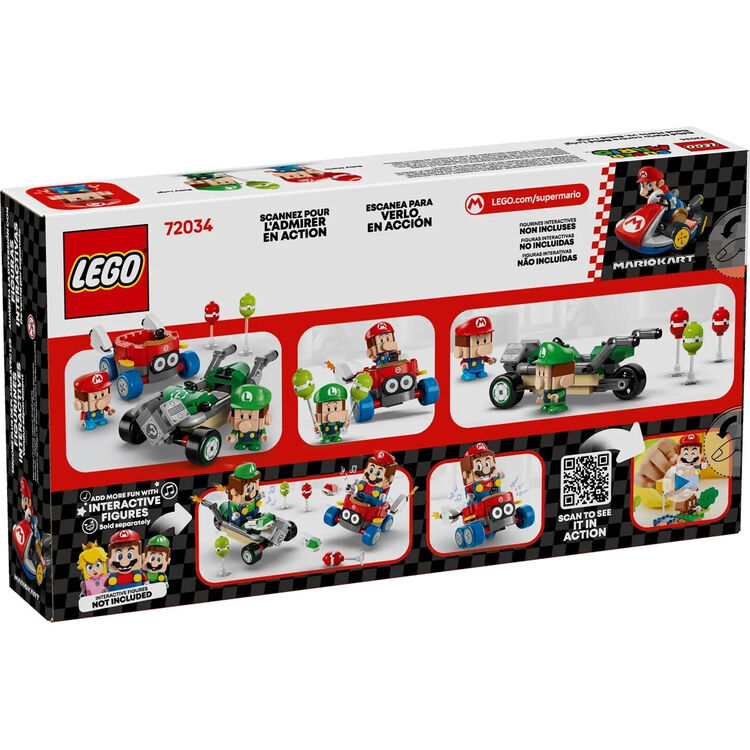 Product LEGO® Super Mario™: Mario Kart™ – Baby Mario vs. Baby Luigi (72034) image