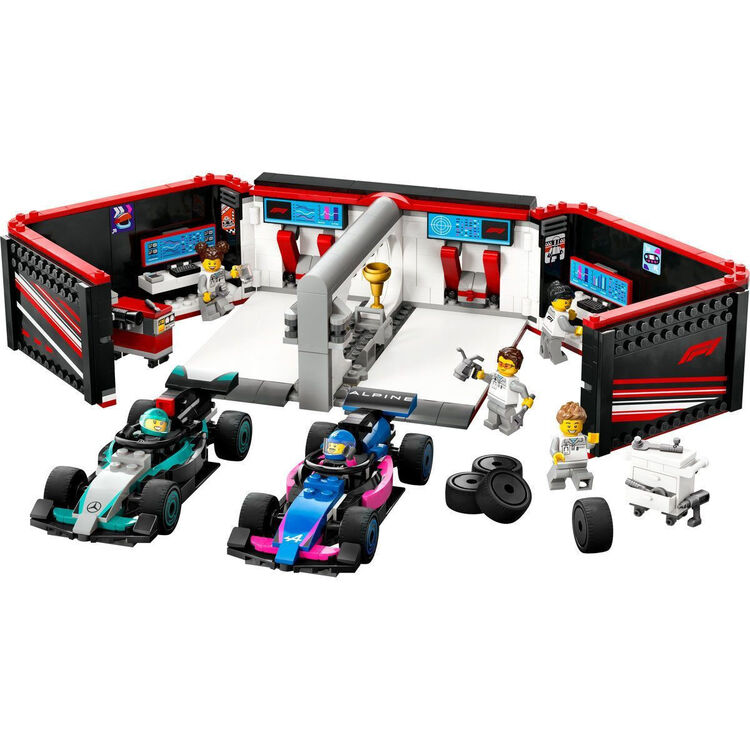 Product LEGO® City: Γκαράζ F1® & Αυτοκίνητα Mercedes-AMG & Alpine (60444) image