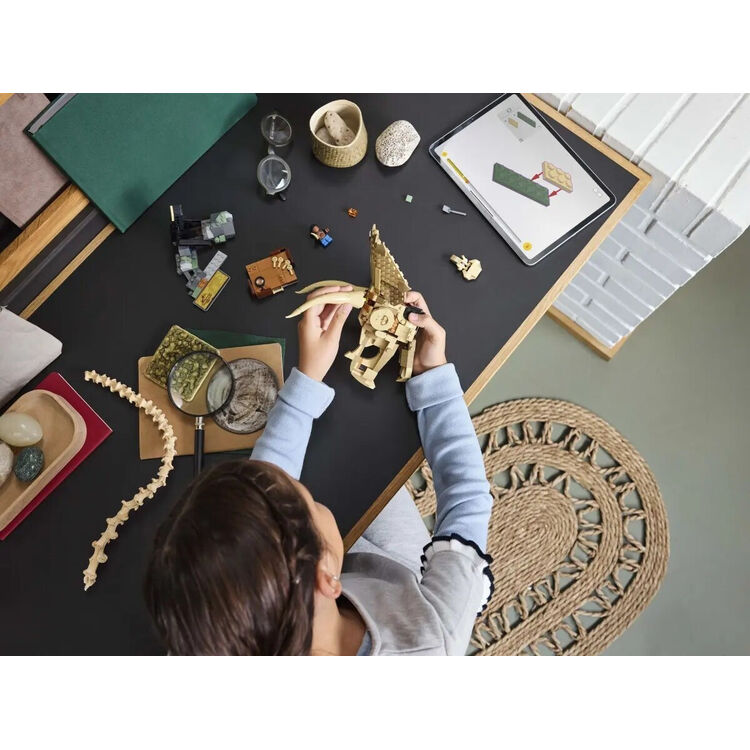 Product LEGO® Jurassic World: Απολιθώματα Δεινοσαύρων: Κρανίο Τρικεράτοπα (76969) image