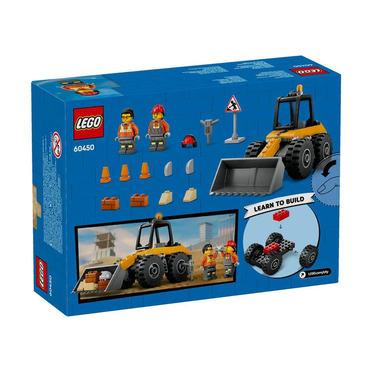 Product LEGO® City: Κίτρινος Φορτωτής Έργων Κατασκευής (60450) image