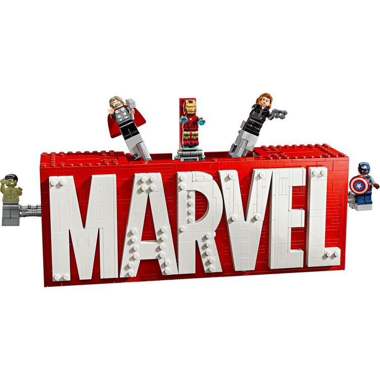 Product LEGO® Marvel: Λογότυπο & Μίνι Φιγούρες MARVEL (76313) image