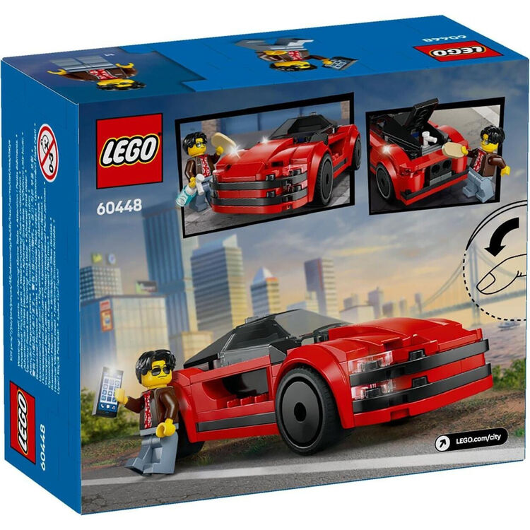 Product LEGO® City: Κόκκινο Σπορ Αυτοκίνητο (60448) image