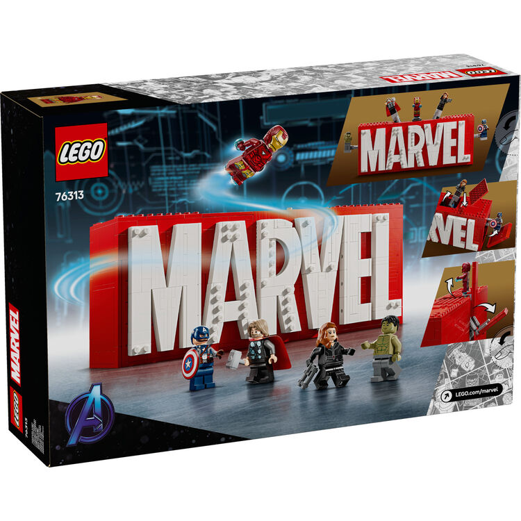 Product LEGO® Marvel: Λογότυπο & Μίνι Φιγούρες MARVEL (76313) image