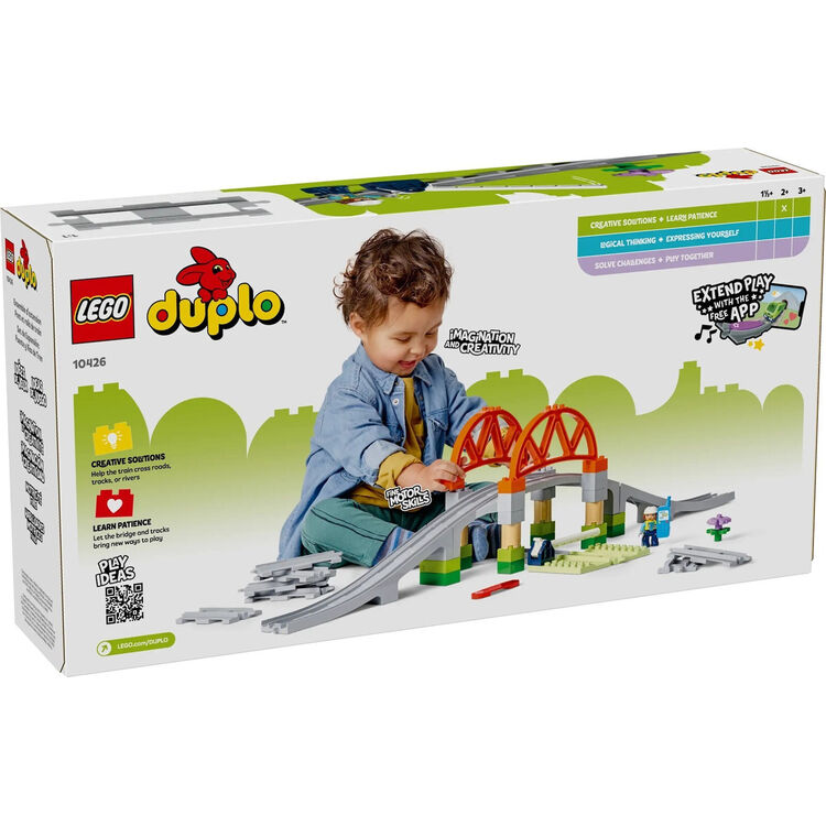Product LEGO® DUPLO® Town: Σετ Επέκτασης με Γέφυρα και Τροχιές Τρένου (10426) image