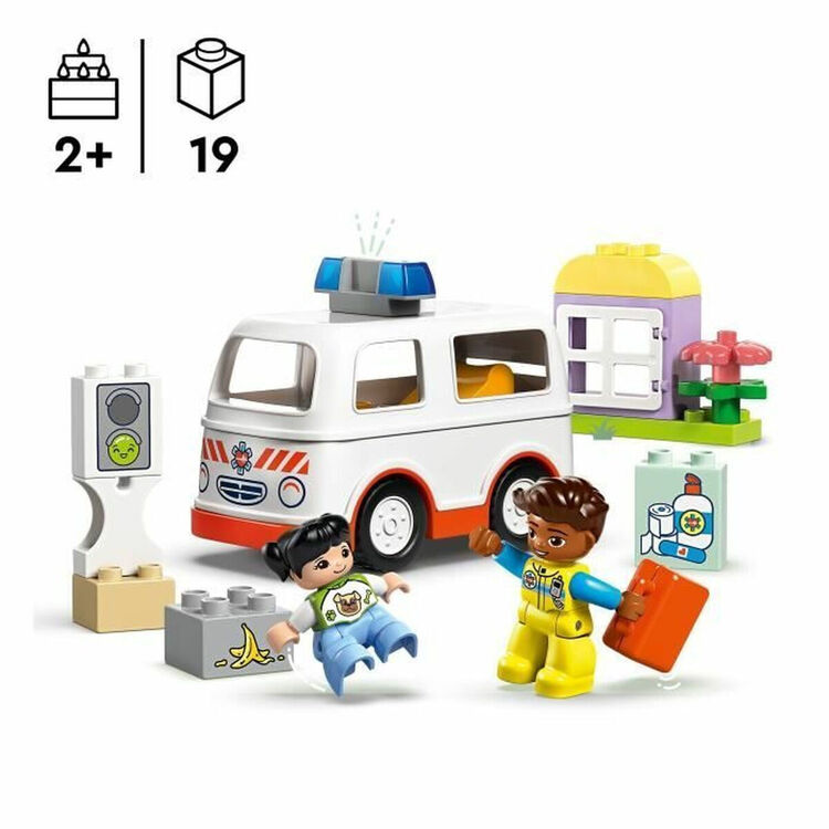 Product LEGO® DUPLO®: Ασθενοφόρο & Οδηγός (10447) image