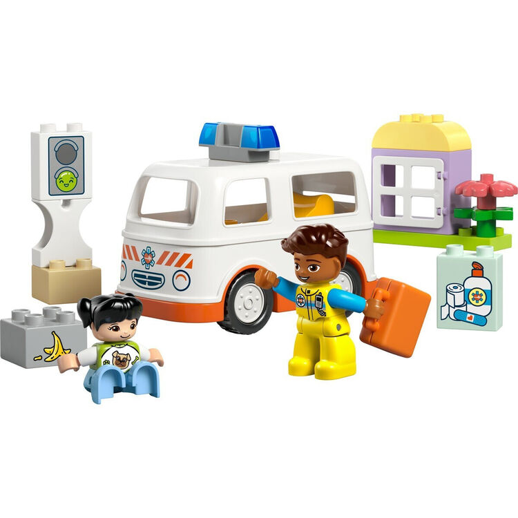 Product LEGO® DUPLO®: Ασθενοφόρο & Οδηγός (10447) image
