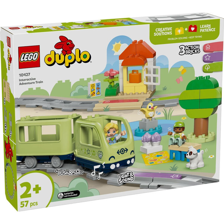 Product LEGO® DUPLO® Town: Διαδραστικό Τρένο για Περιπέτειες (10427) image