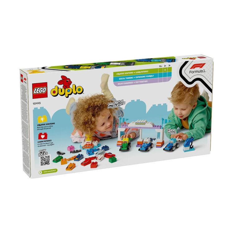 Product LEGO® DUPLO® Town: Αγωνιστικά Αυτοκίνητα και Οδηγοί Ομάδας F1® (10445) image