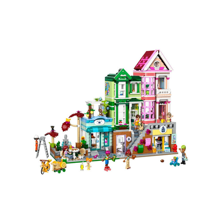 Product LEGO® Friends: Διαμερίσματα και Καταστήματα στη Χάρτλεϊκ Σίτυ (42670) image