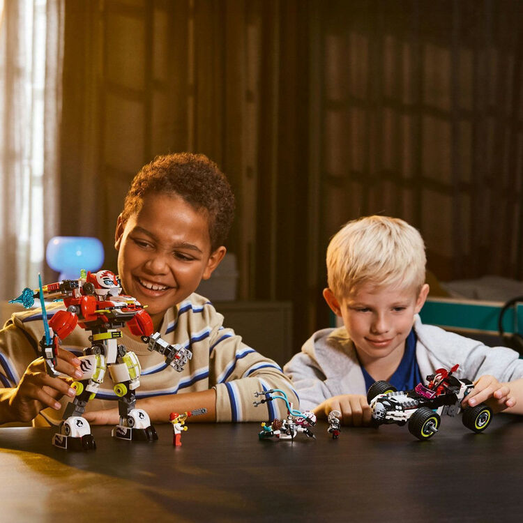 Product LEGO® DREAMZzz™: Εξωστολή Τίγρης του Κούπερ & Αυτοκίνητο Hot Rod του Ζίροου (71497) image