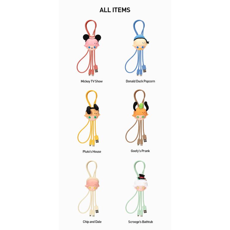 Product POP MART Dimoo World x Disney Series 2 in 1 Cable Blind Box  (1pc) image