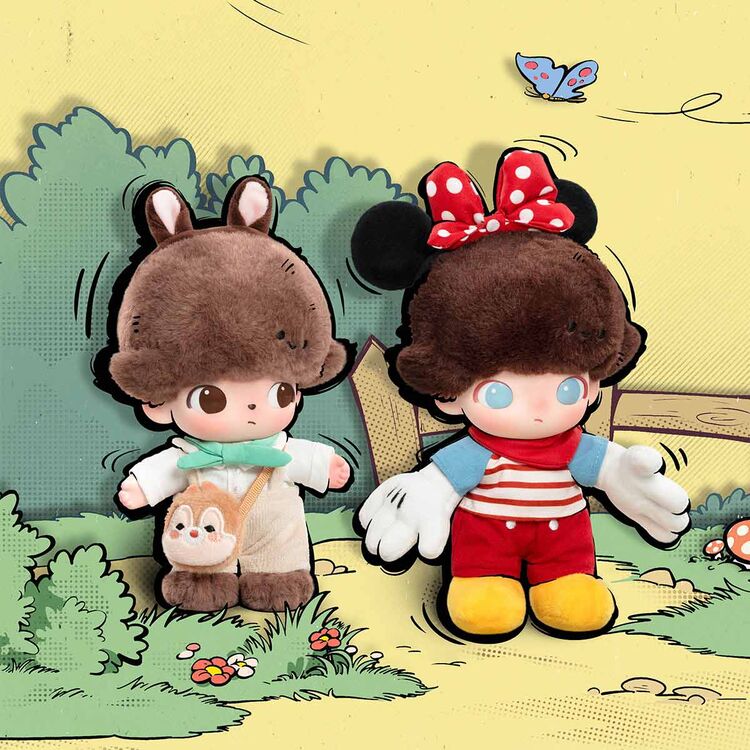 Product Λούτρινο Μπρελόκ POP MART Dimoo x Dinsey Series-VinylPlush Keychain Blind Box (1pc) 1τμχ Τυχαία Επιλογή image